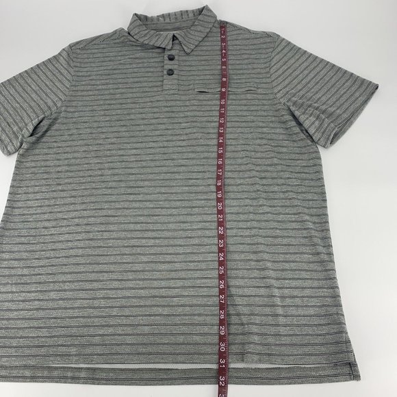 Men’s Duluth Trading Co Armachillo Cooling Short Sleeve Polo Shirt Gray L NWT - Picture 6 of 9